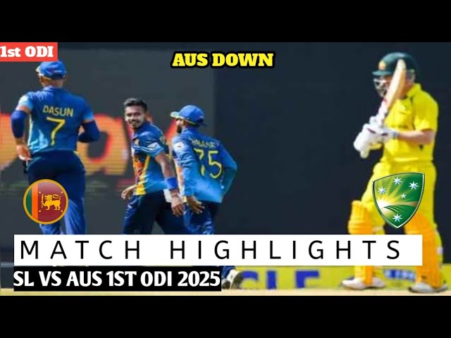 Sri Lanka vs Australia Ist ODI Highlights 12-02-2025